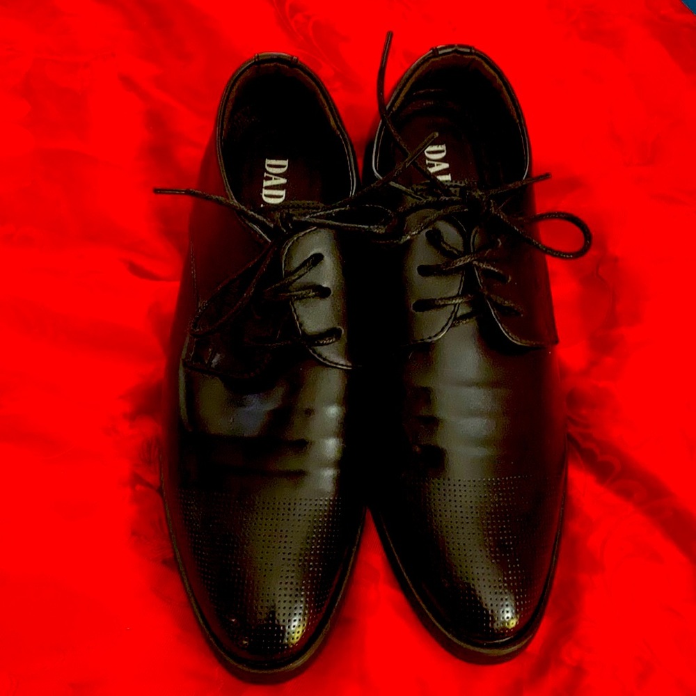 Dadijier Black Oxford Dress Shoes    Size:5.5 M; Size: 7/8 W